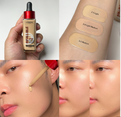 Loreal 2-in-1 Tinted Serum (Skincare with Coverage) having instant glow, moisturizer and plumper skin