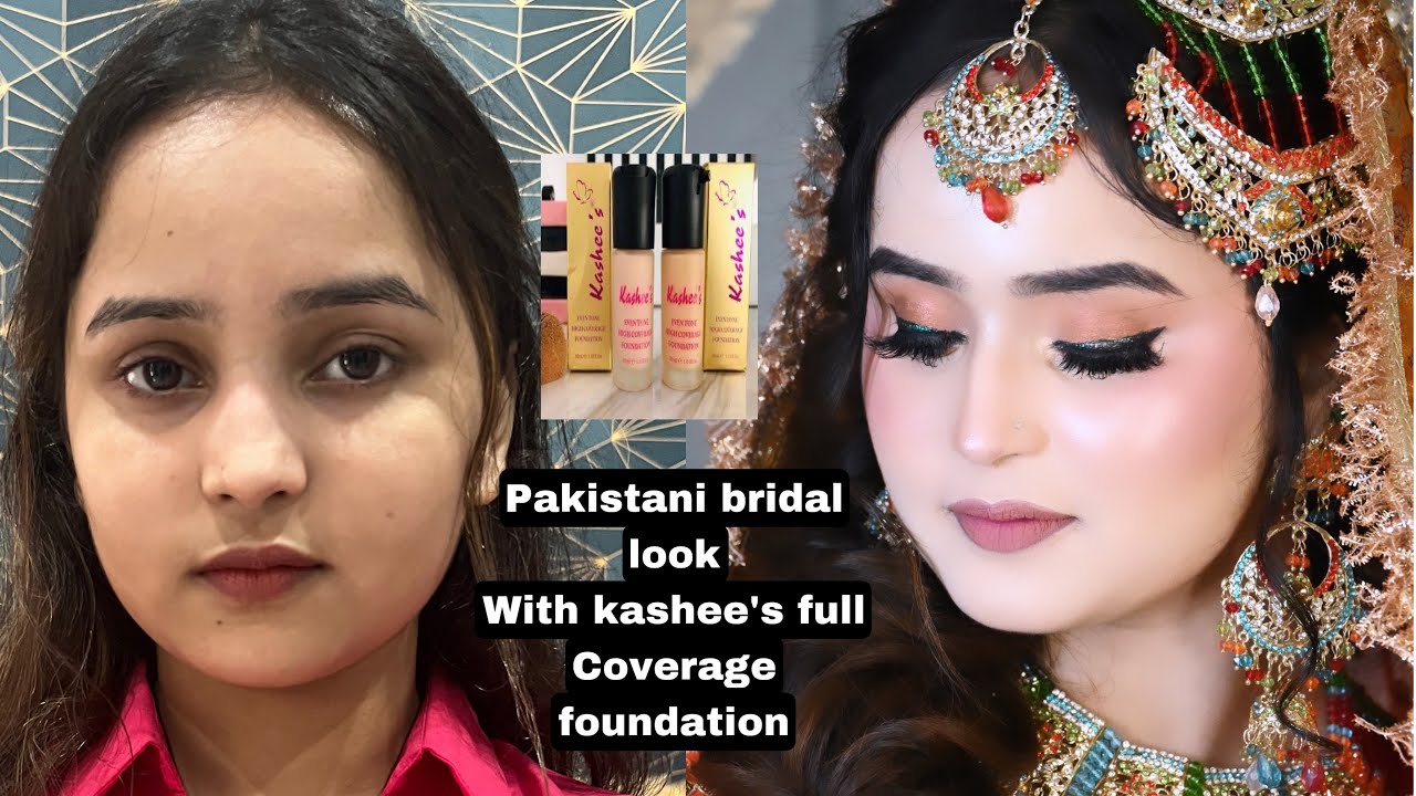 Kashee’s Flawless Trio – High-Coverage Foundation, Concealer & Pro Brush