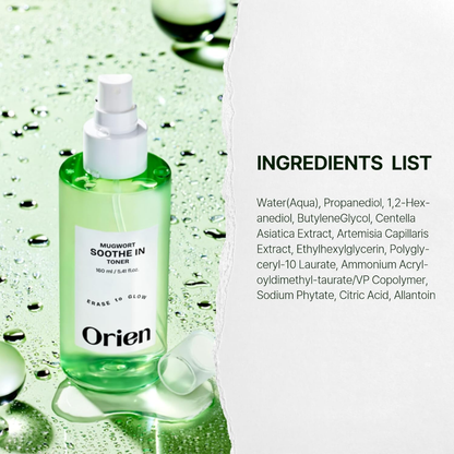 Orien Soothing Spray Toner for Spotless Skin - Removes Acne, Fades Dark Spots, Reveals Glow