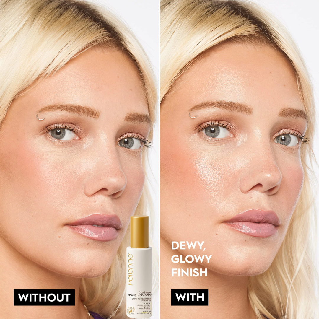 3-in-1 Glow Booster Makeup Setting Spray - Prep, Set & Glow!