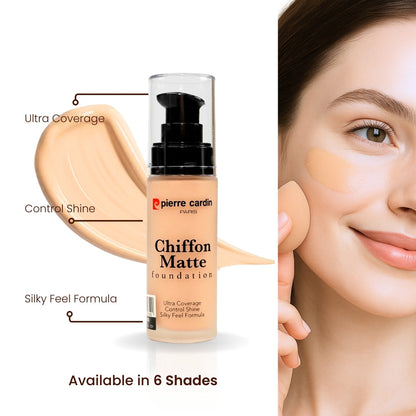 Pierre Cardin Paris Chiffon Matte Foundation