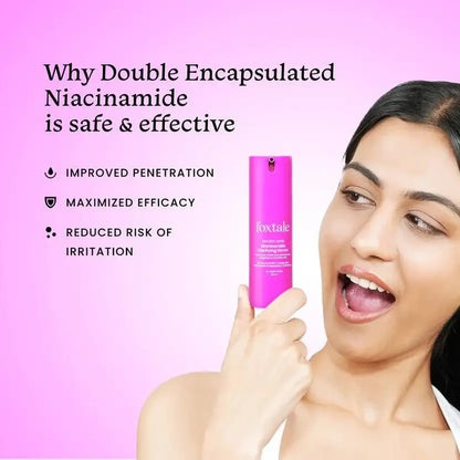 Foxtale Niacinamide Clarify Serum (Reduce Acne & Dark post + Brighten up skin tone)