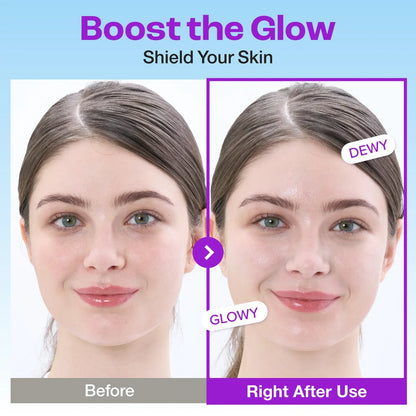 3-in-1 Glowing Sunscreen with SPF 50 , Niacinamide & Hyaluronic Acid (Hydration, Protection & instant Glow)