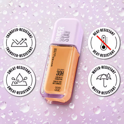 Maybelline Super Stay Up To 30H Lumi Matte & waterproof foundation