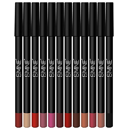 Buy Pack of 12 Matte Lipsticks💄✨ & Get Free 6Pcs Professional Lip Pencils Set