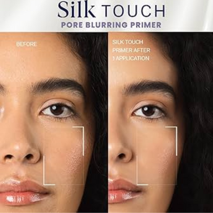 Flicka Silk Touch 3 in 1 Moisturizer and Primer for Face | Long-Lasting, Flawless and Dewy Makeup Base | Pore Minimizer | All Skin Types