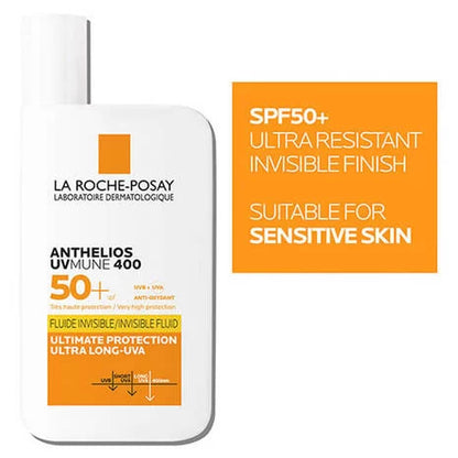 La Roche-Posay Anthelios Invisible Fluid SPF50+ Sunblock