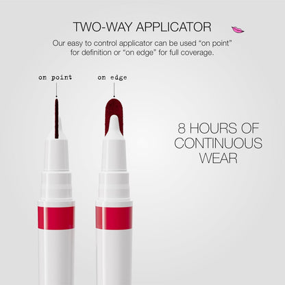 2 in 1 Lip Stain Pen by Stila (Lip liner + Lipstick) - Super Long-lasting & Waterproof