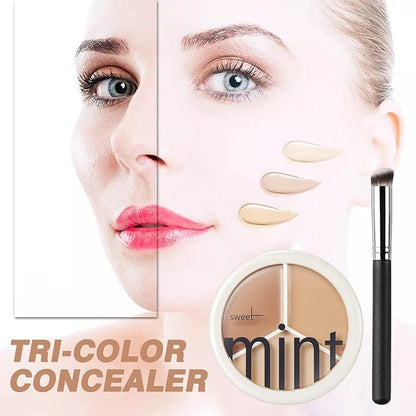 Mint 3-in-1 waterproof concealer with free brush