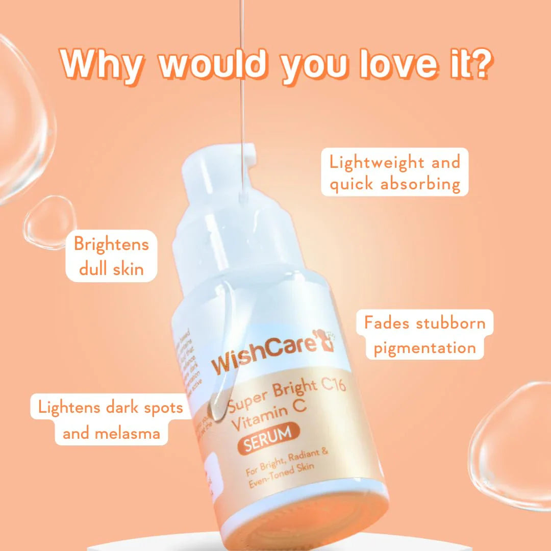 Super Bright Vitamin C16 Serum (Clear, Even Tone & Super Bright Skin)