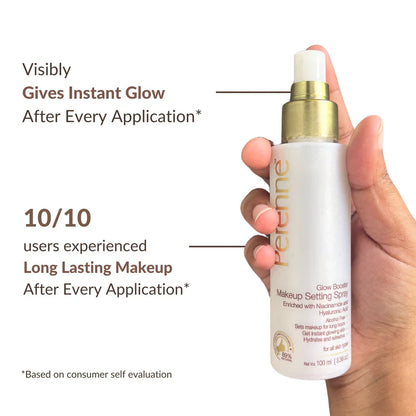 3-in-1 Glow Booster Makeup Setting Spray - Prep, Set & Glow!
