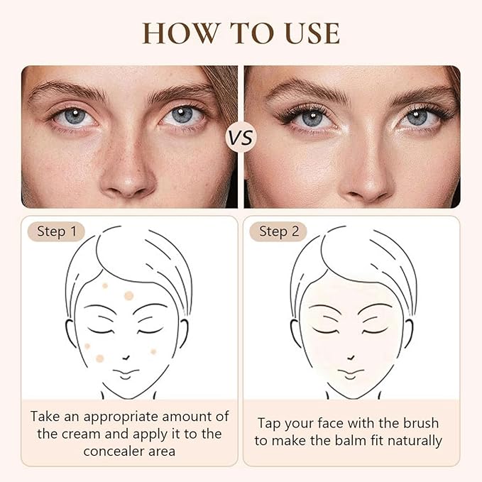 3-in-1 Concealer Pot – Correct, Contour & Highlight in One Swipe