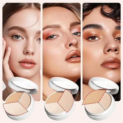 3-in-1 Concealer Pot – Correct, Contour & Highlight in One Swipe