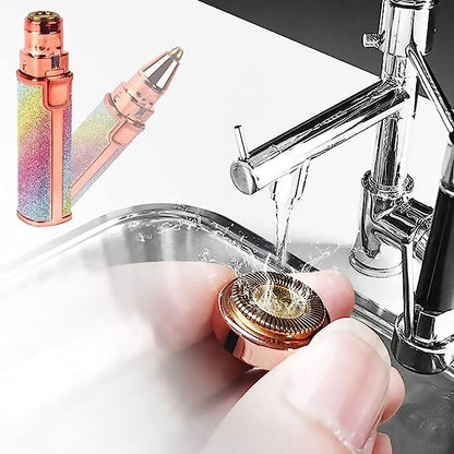 2in1 Facial Hair Remover - Portable for Women