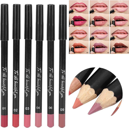 Buy Pack of 12 Matte Lipsticks💄✨ & Get Free 6Pcs Professional Lip Pencils Set