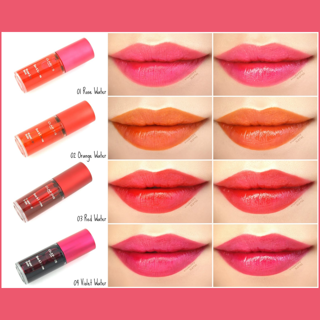 Clarins Water Based Lip Tint - Waterproof & 24 H Long Lasting Stain