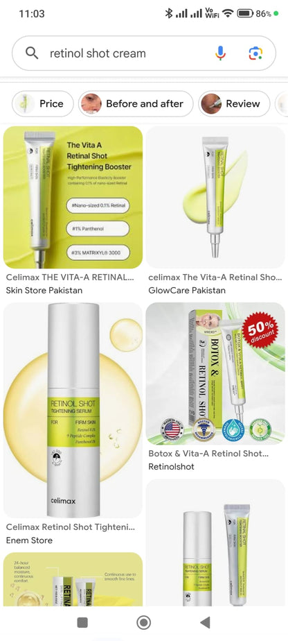 Celimax The Vita-A Retinal Shot Tightening Booster