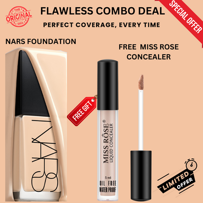 NARS Foundation and Miss Rose Concealer (Free Gift)
