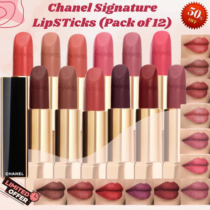 Chanel's Signature lipsticks - Velvet Matte & Super long-lasting
