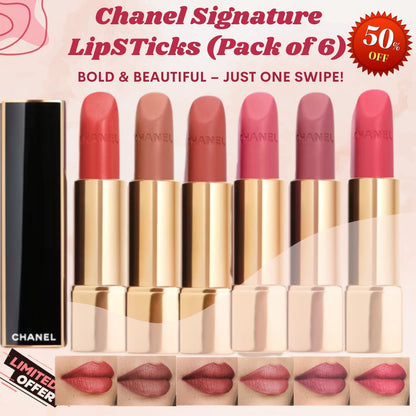 Chanel's Signature lipsticks - Velvet Matte & Super long-lasting