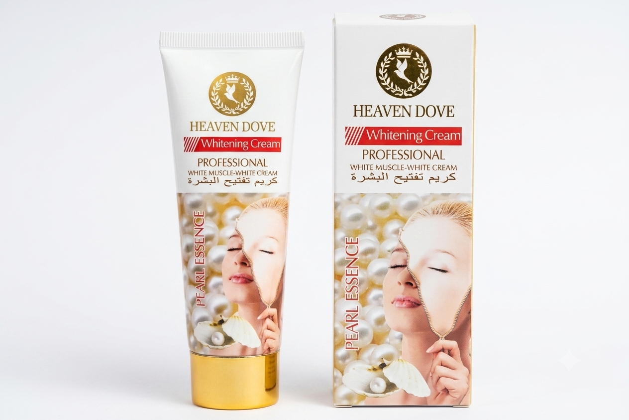 Heaven Dove Pearl Glow Whitening Cream 120g – Advanced Brightening & Moisturizing Formula for Radiant, Even-Toned Skin
