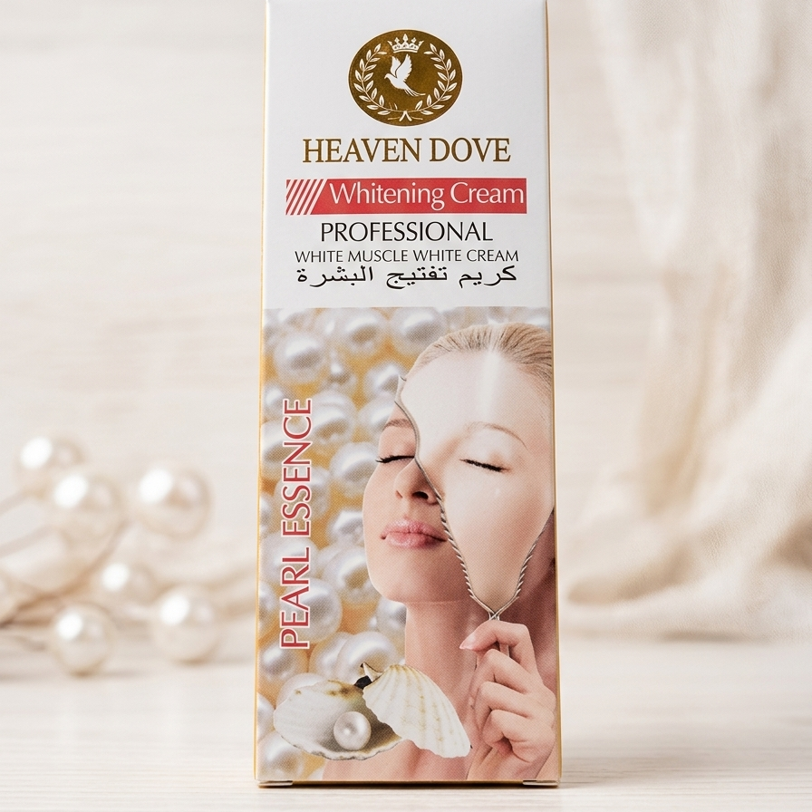 Heaven Dove Pearl Glow Whitening Cream 120g – Advanced Brightening & Moisturizing Formula for Radiant, Even-Toned Skin
