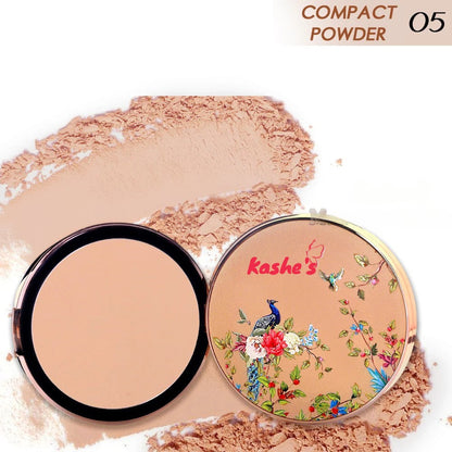 Kashe's Flawless Face Bundle - Includes Foundation, Compact powder & Beauty Blender