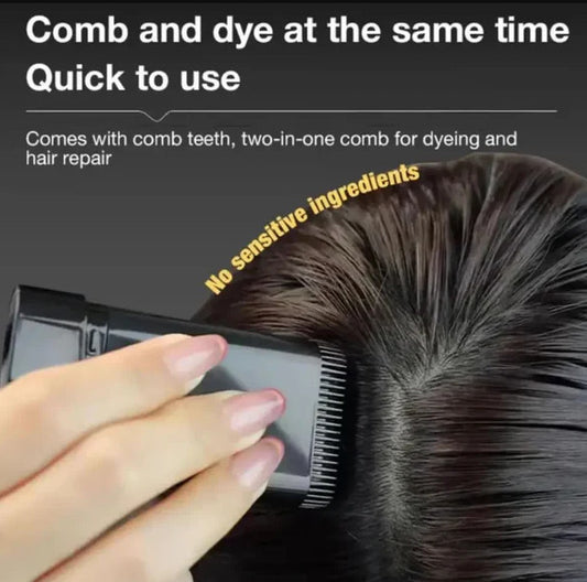 Instant Hair Color Stick, Waterproof and Sweatproof Hair Dye Comb Stick