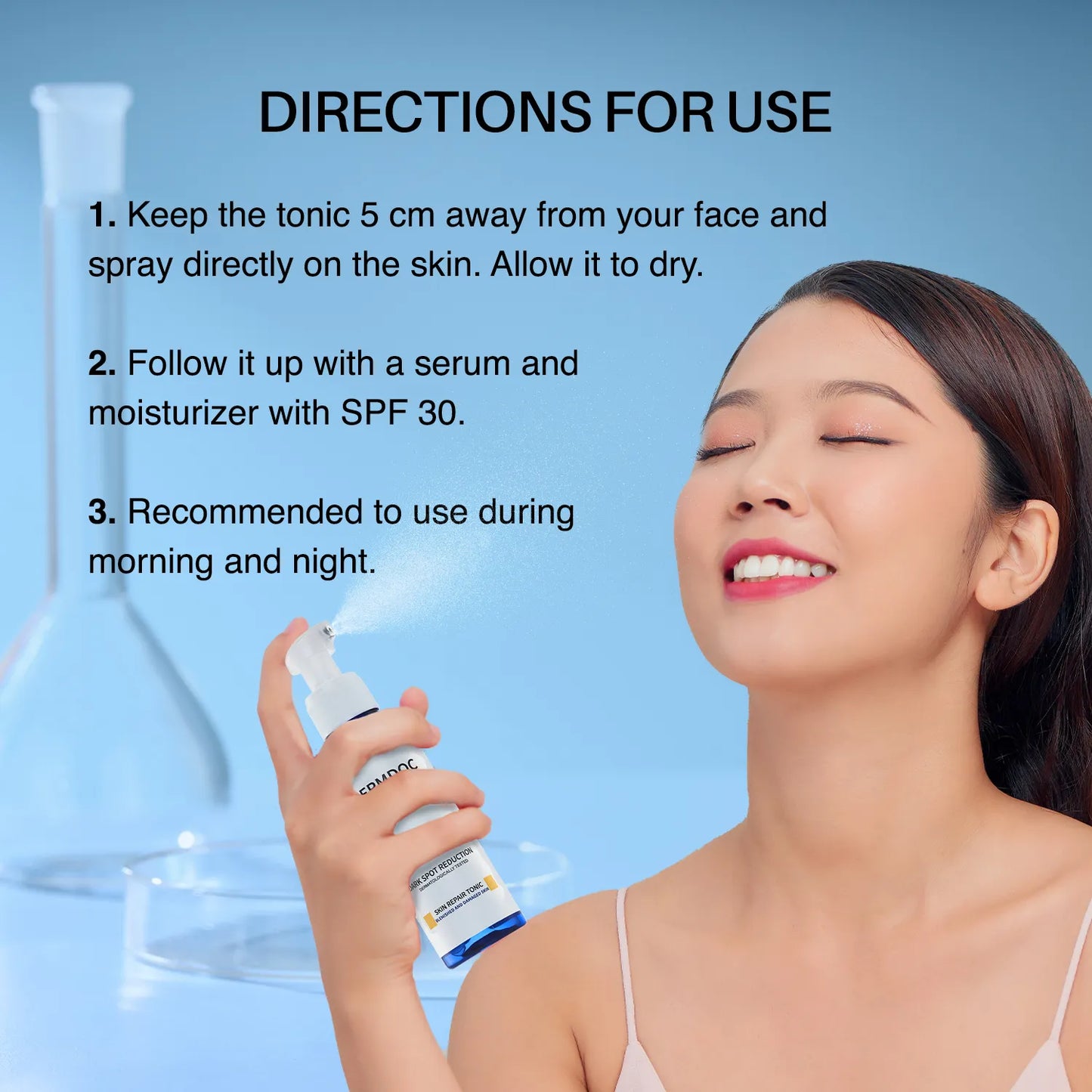 DERMDOC by Purpile 4% Niacinamide Skin Repair Tonic Facial Spray (100 ml)