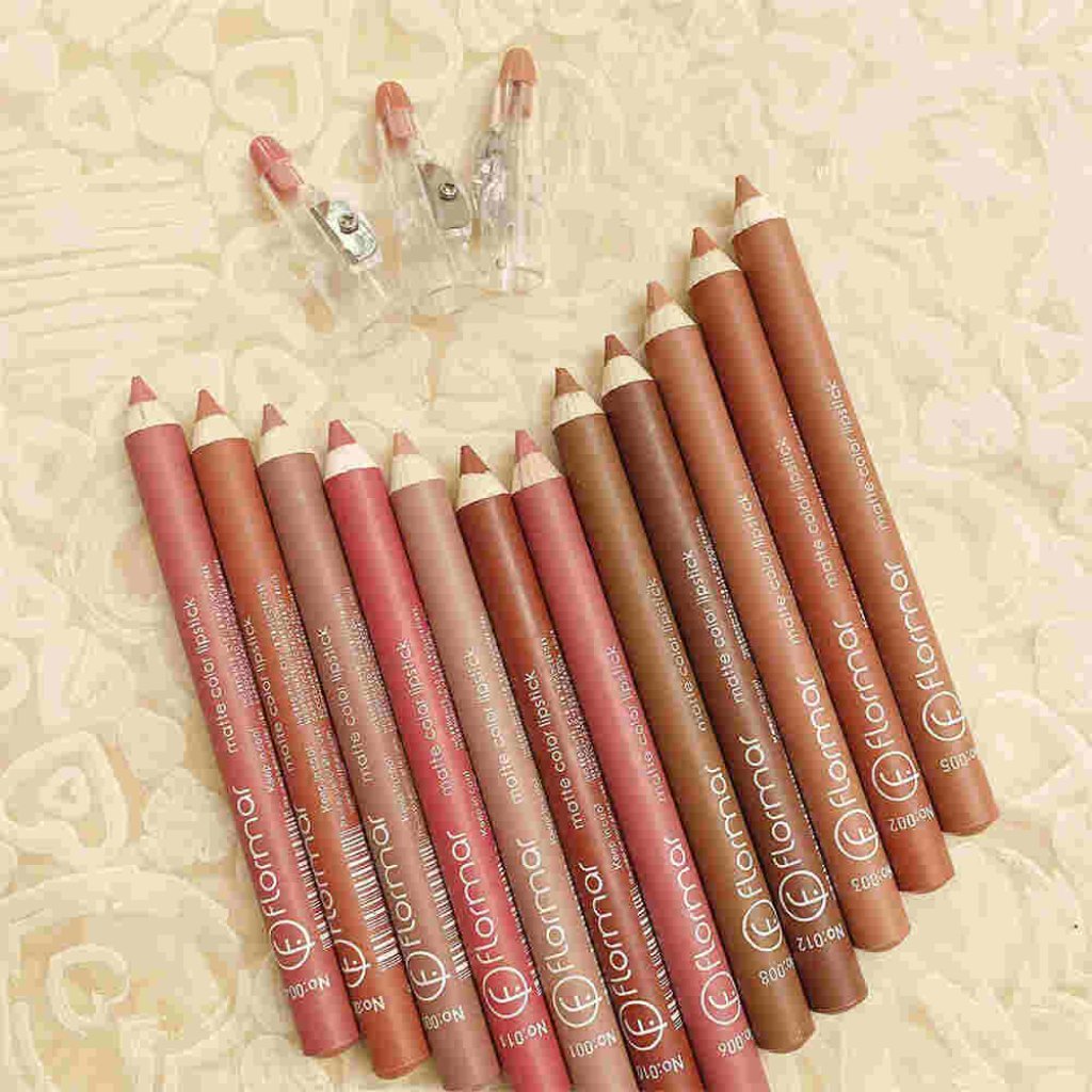Buy Pack of 12 Matte Lipsticks & Get 12 Flormar Pencils Free