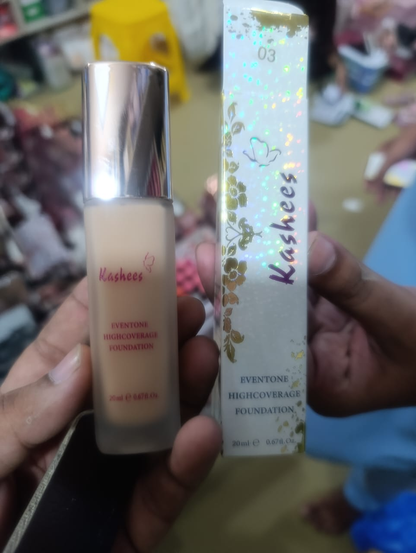Kashees Eventone High Coverage Liquid Foundation - Shade 03 (20ml)