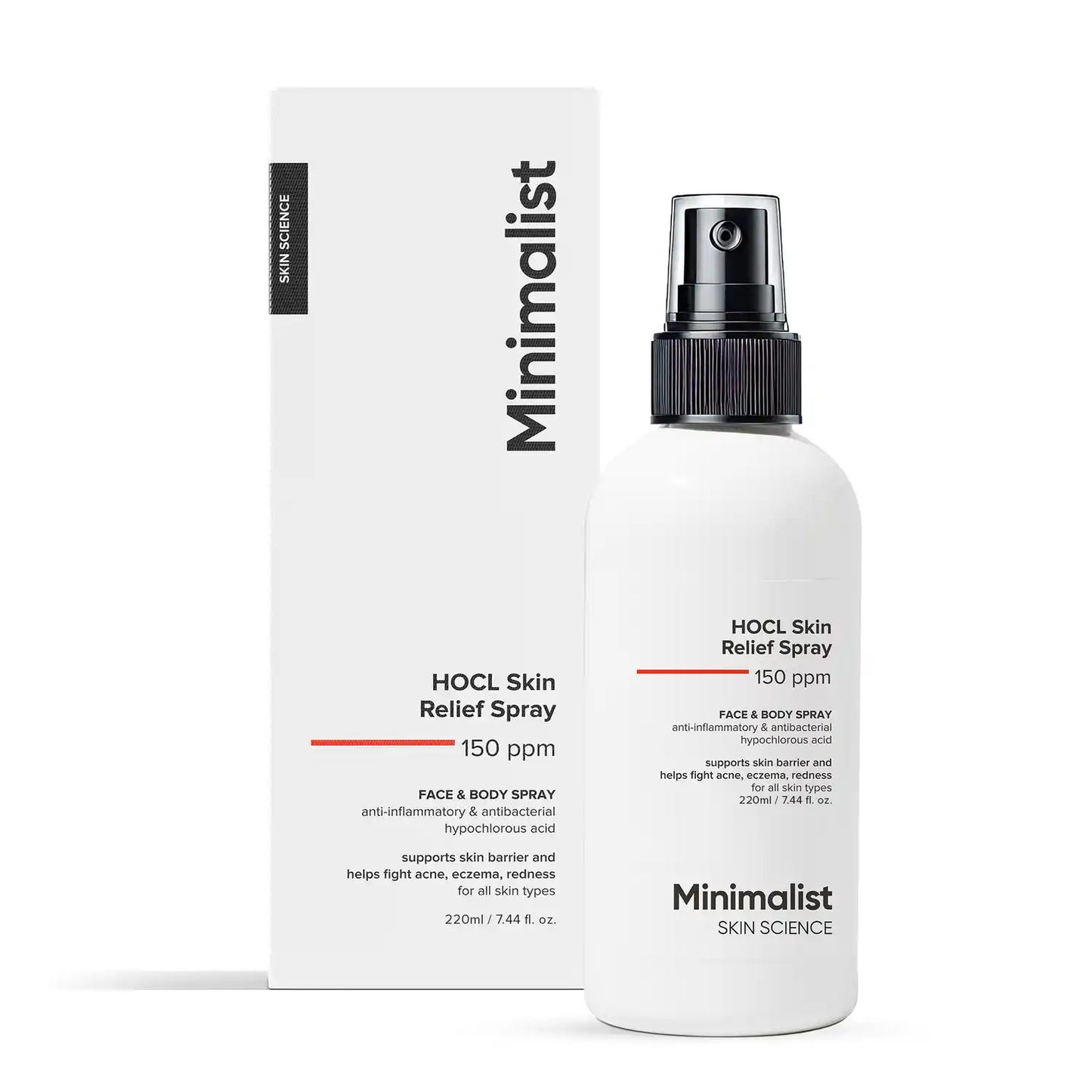 Minimalist HOCI Skin Relief Spray 150ppm